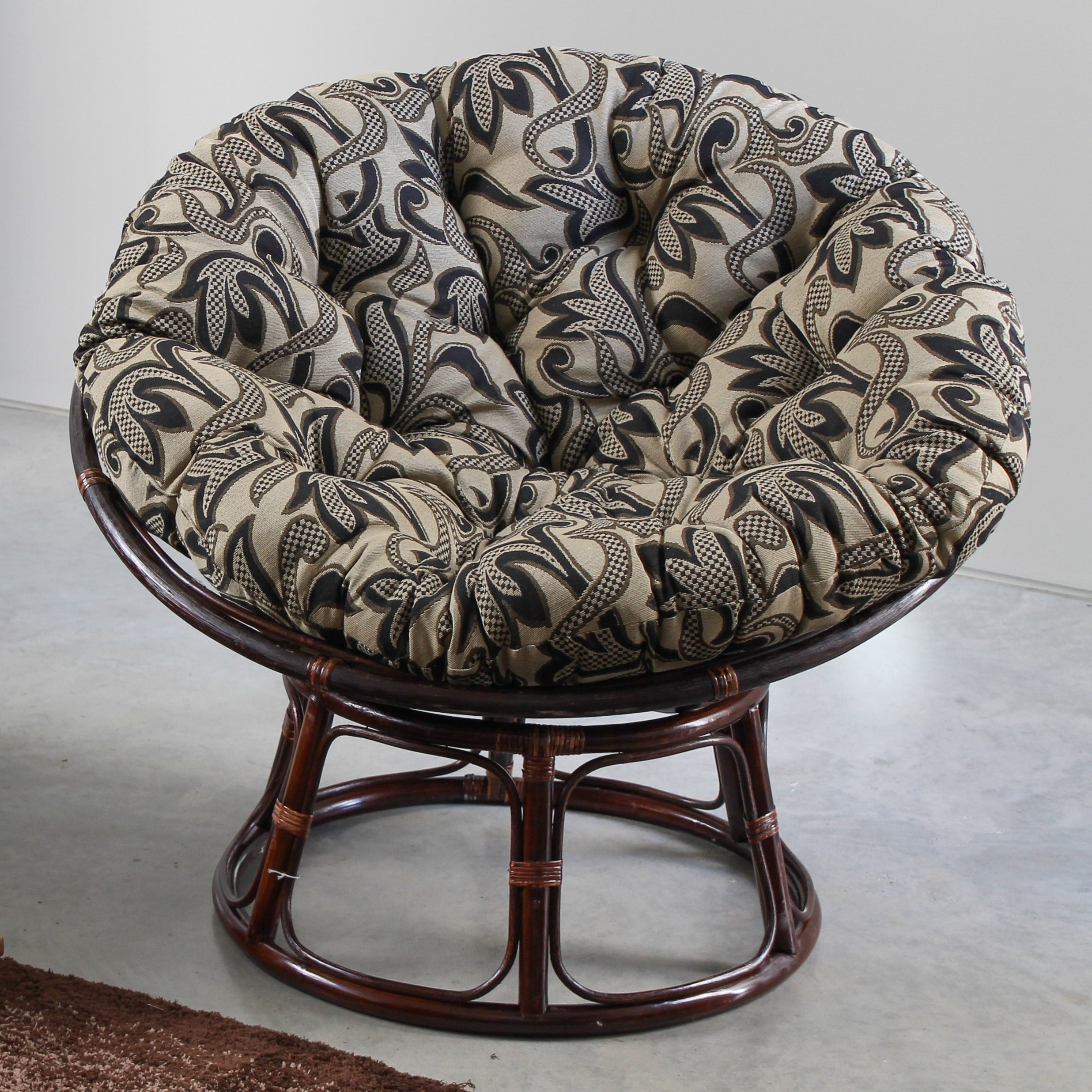 Blazing Needles 48 Inch Tapestry Papasan Cushion