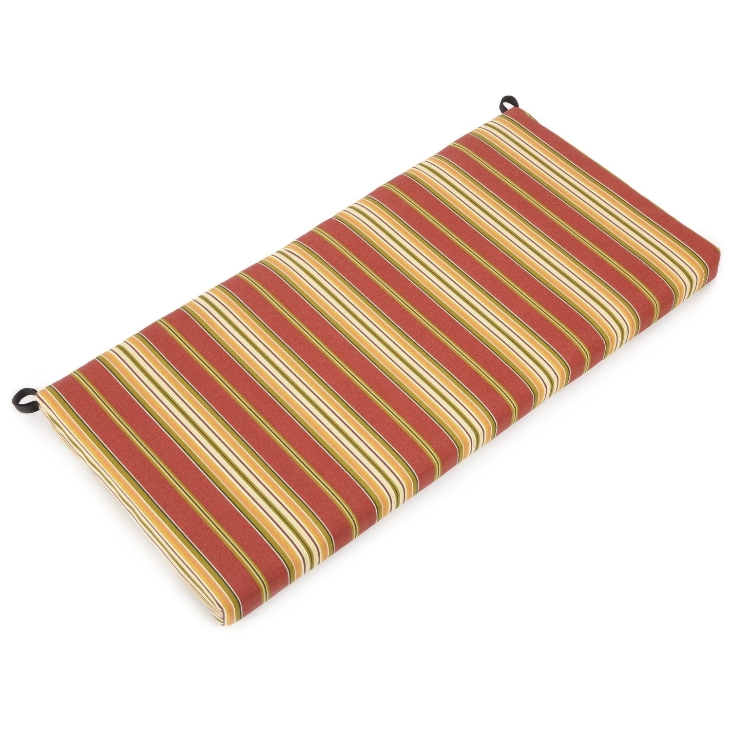 Blazing Needles 51 Inch All Weather Striped Bench Cushion