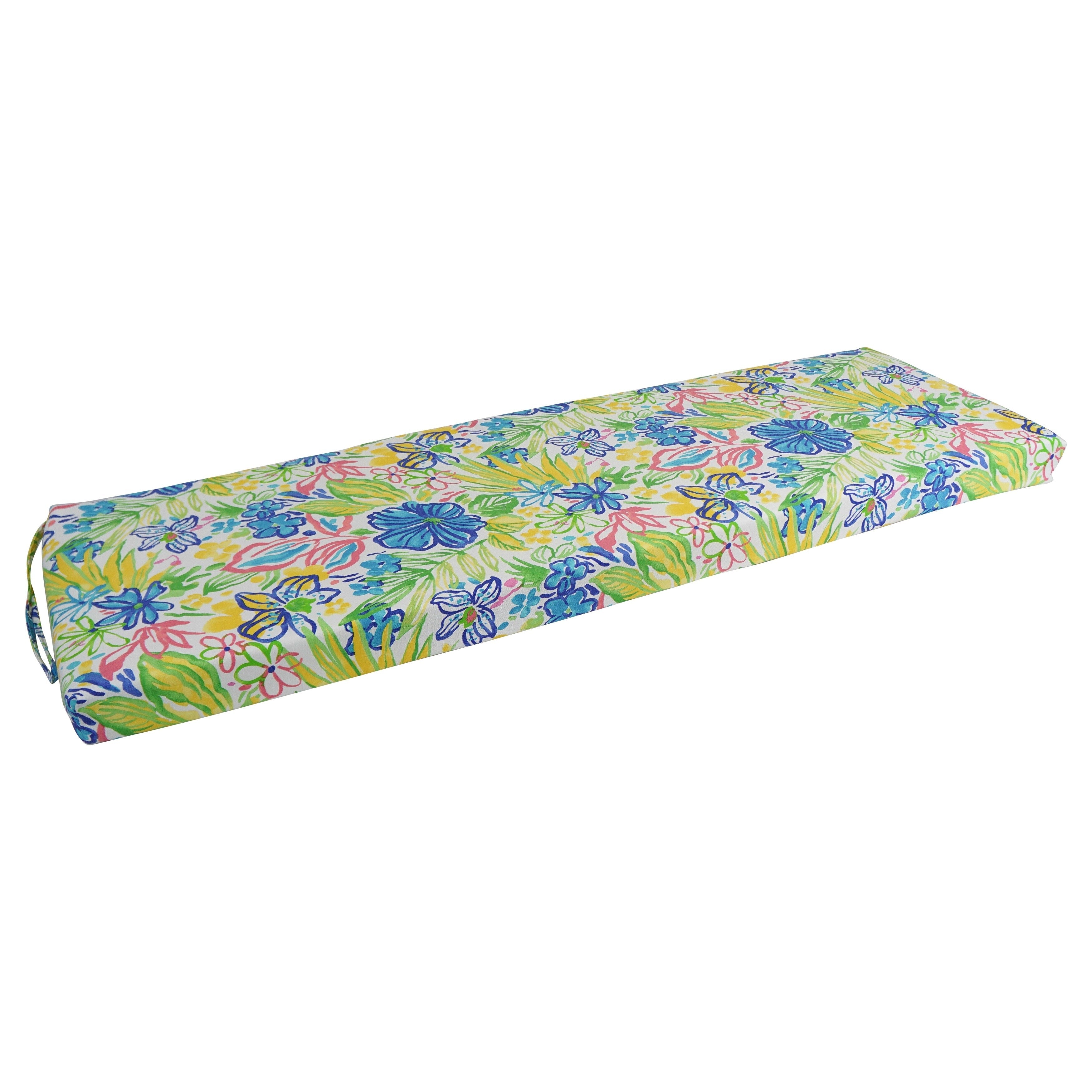 Blazing Needles 57 Inch Indoor Outdoor Bench Cushion