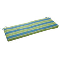 Blazing Needles 57 Inch Indoor Outdoor Striped Bench Cushion