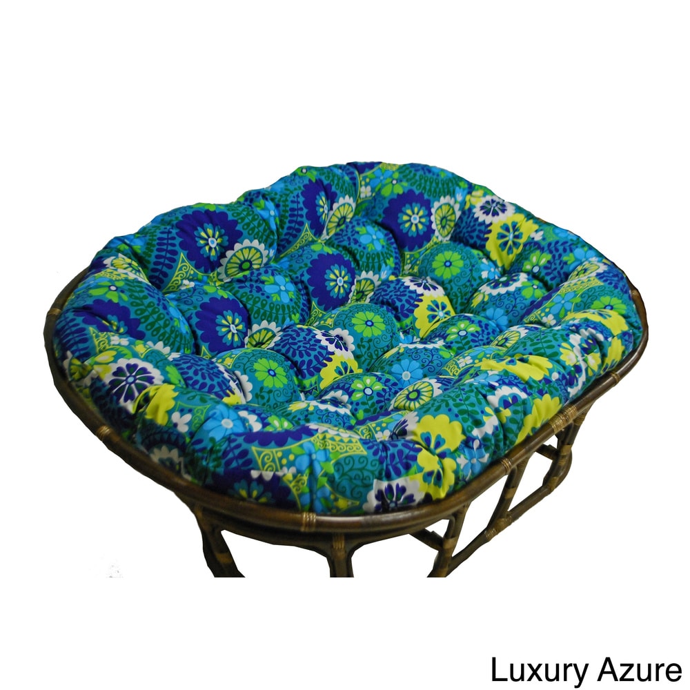 Blazing Needles 65 Inch Indoor Outdoor Double Papasan Cushion