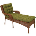 Blazing Needles All Weather Uv Resistant Squared Outdoor Chaise Lounge Cushion