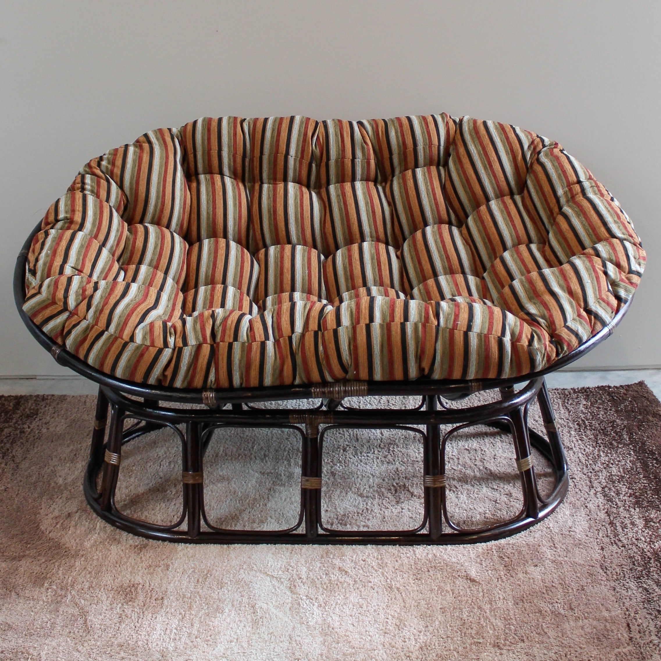 Blazing Needles 78 Inch Double Papasan Chenille Cushion