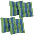Blazing Needles All Weather Square Outdoor Chair Cushions Set Of 4