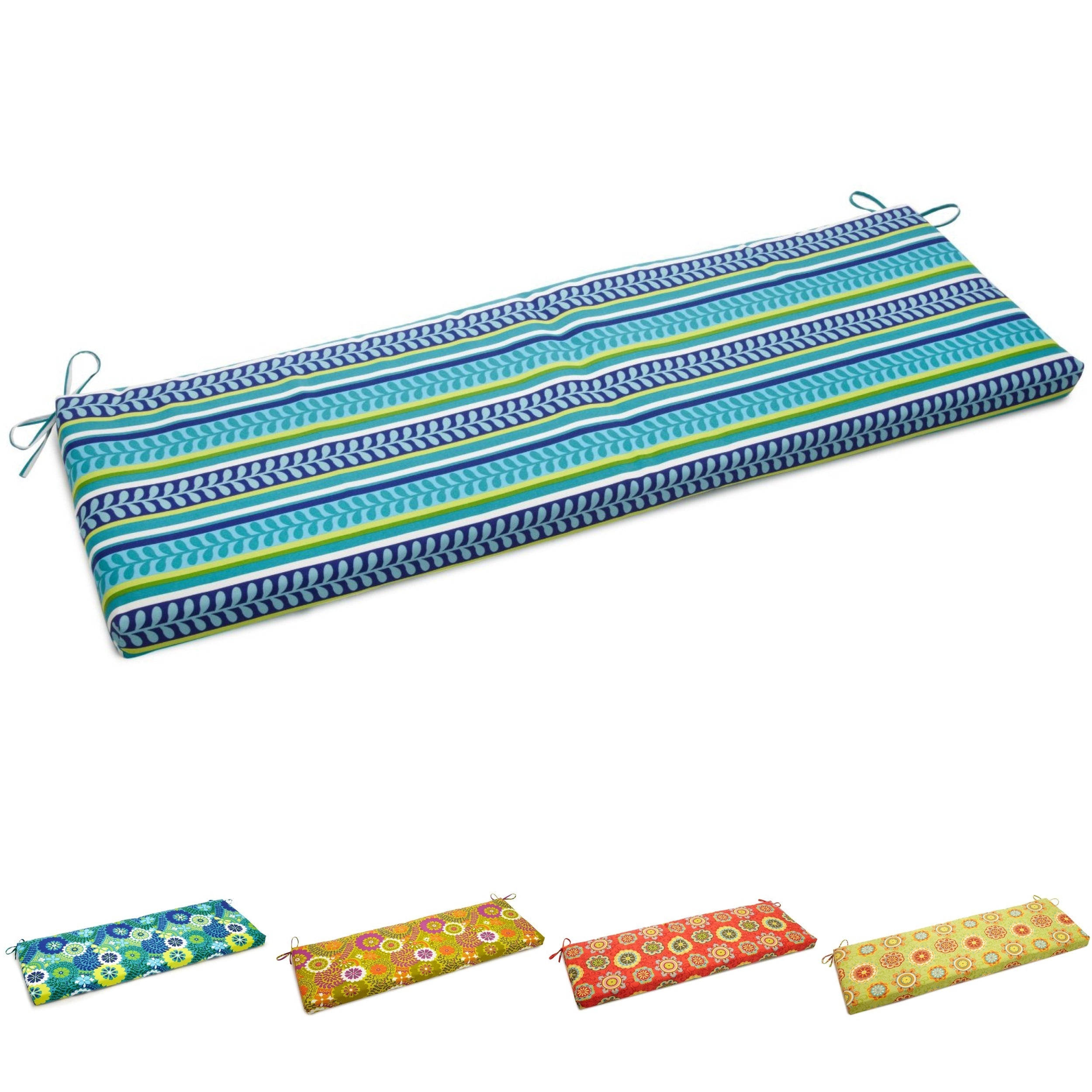 Blazing Needles All Weather 60 Inch Outdoor Bench Cushion 60 X 19