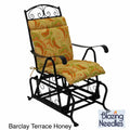 Blazing Needles Tropical Stripe All Weather Uv Resistant Outdoor Single Glider Chair Cushion 43 X 20