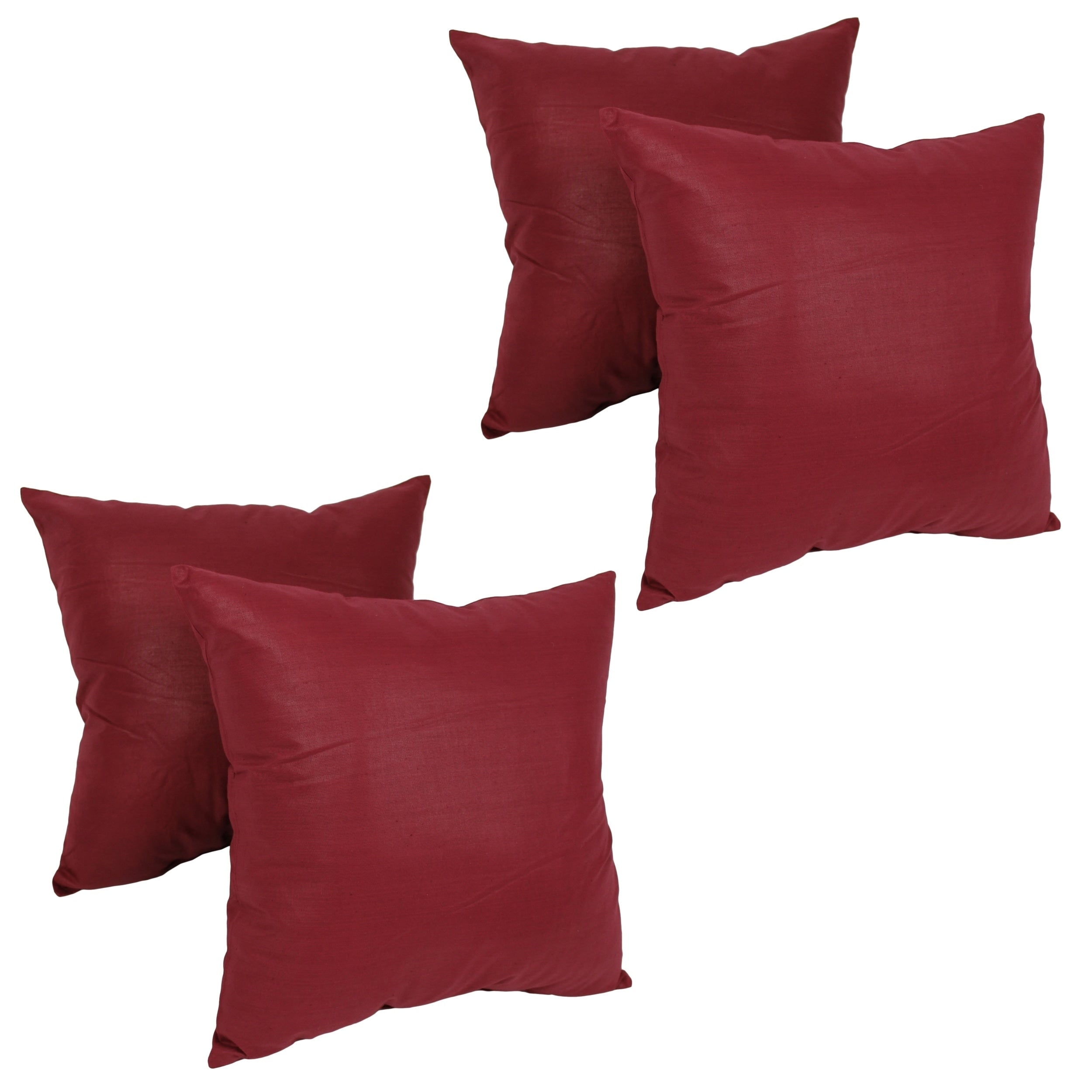 Blazing Needles Chintz 16 Inch Throw Pillow Set Of 4