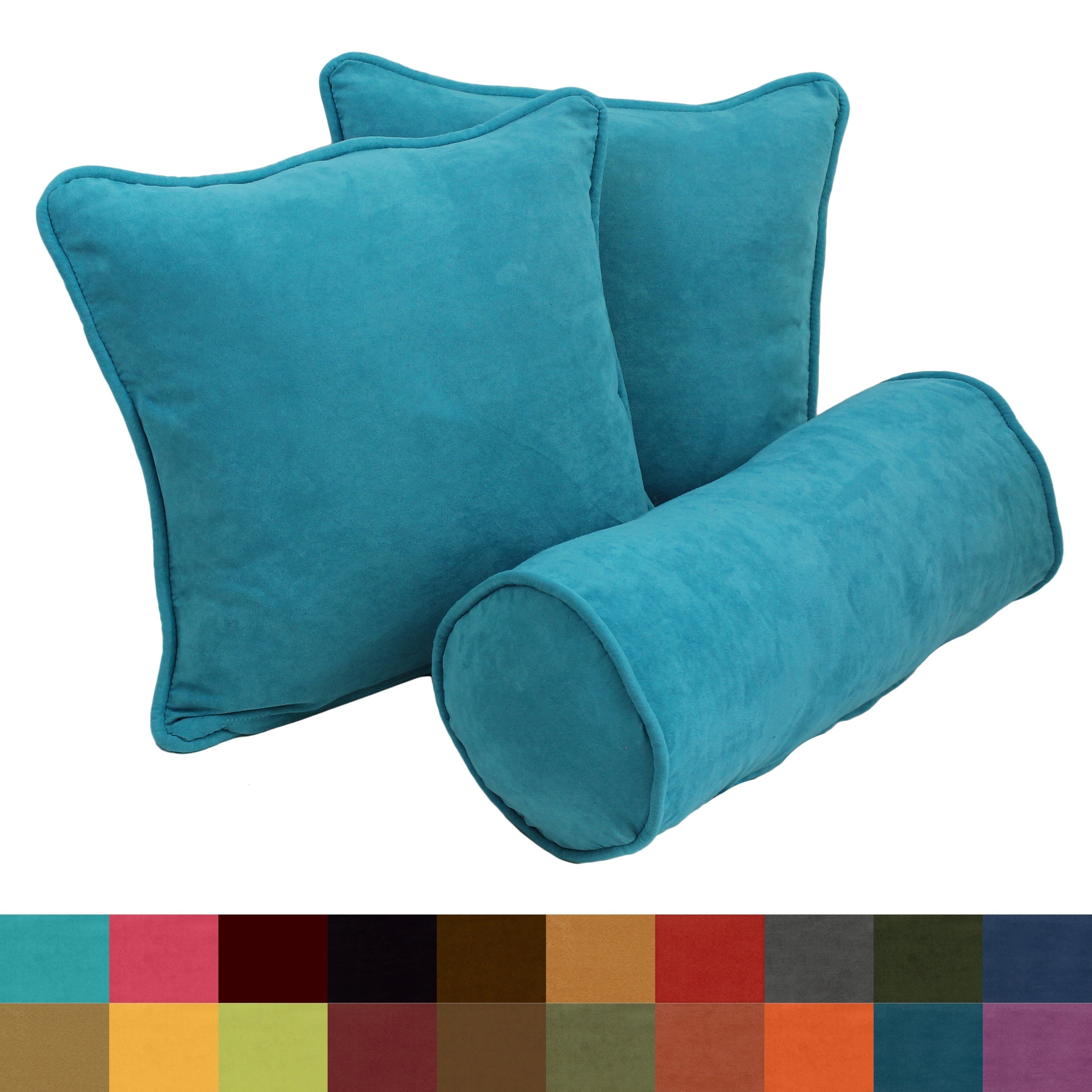 Blazing Needles Delaney 3 Piece Indoor Throw Pillow Set