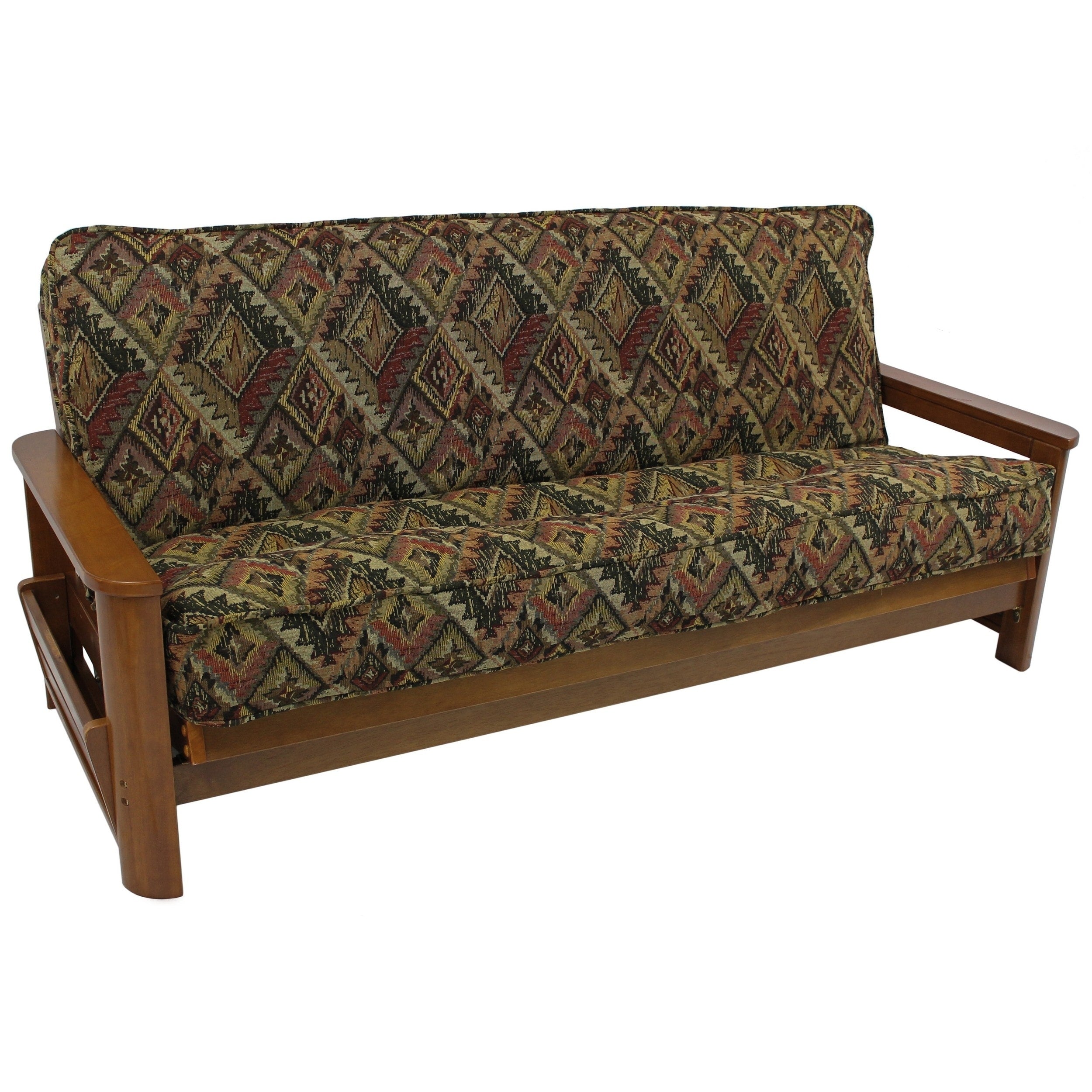 Blazing Needles Western Collection Double Corded Tapestry 8 To 9 Inch Futon Cover