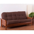 Blazing Needles Renewal Twill Fabric 10 Inch Queen Size Futon Mattress