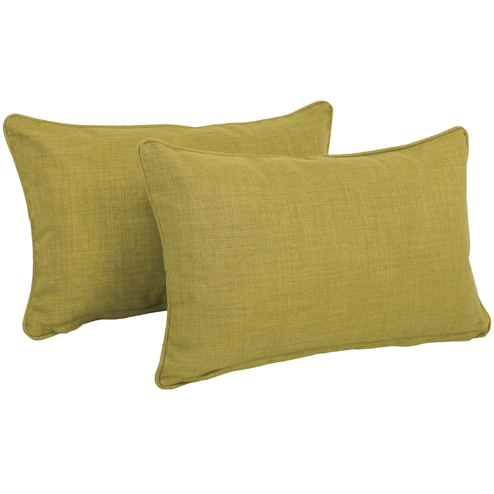 Blazing Needles Indoor Outdoor Lumbar Support Pillow Set Of 2