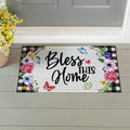 Bless This Home Embossed Door Mat 30 X 18