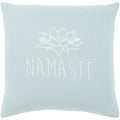 Blessed Blue Namaste Throw Pillow Cover 20 X 20