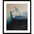 Blessed Virgin Mary Our Mother By Elizabeth Wang Wood Framed Wall Art Print