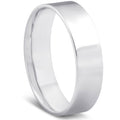 Bliss Mens 10K White Gold Comfort Fit High Polish Wedding Band