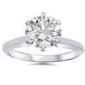 Bliss 14K White Gold 1 1 2 Ct Tdw Solitaire Diamond Engagement Ring Clarity Enhanced