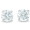 Bliss 14K White Gold 1 3 Ct Tdw Diamond Studs Eco Friendly Lab Grown G H Si1 Si2