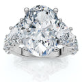 Bliss Diamond Certified 7 1 2Ct Laura Diamond Engagement Ring 5Ct Center Gold Lab Grown