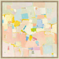 Block Party By Phyllis Adams Framed Mounted Canvas Wall Art Print