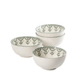 Bloomhouse 2 Time Oprahs Favorite Things Valencia Flor 4 Piece 6 Cereal Bowl Set Stoneware Floral Decal Design