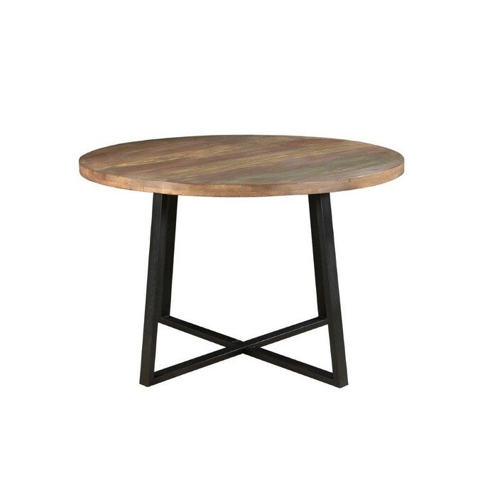 Blossom Round Reclaimed Wood Dining Table