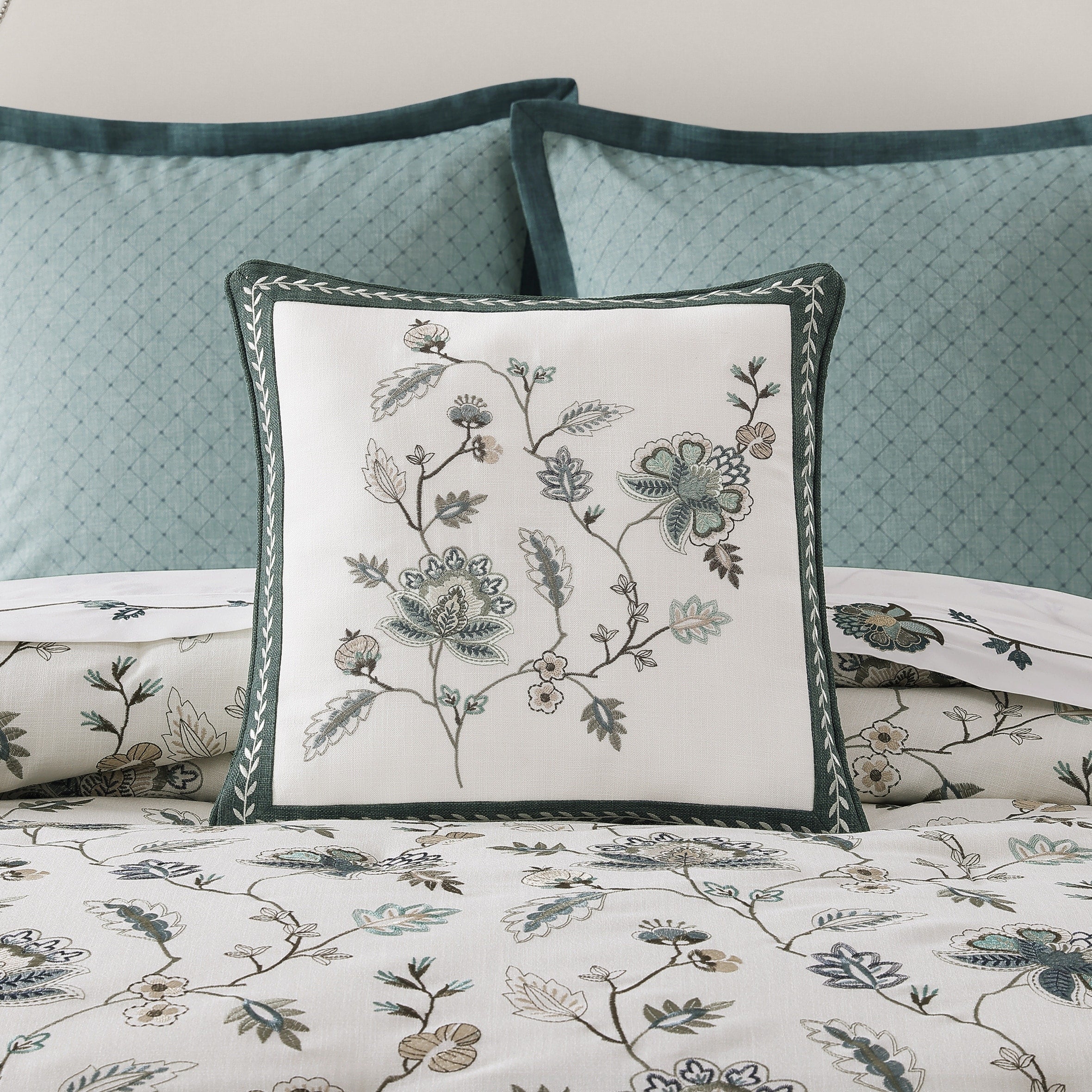 Blossom View 18 Square Decorative Throw Pillow