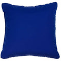 Blue 18 Inch Knife Edged Indoor Outdoor Pillows With Sunbrella Fabric Set Of 2