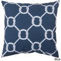 Sailors Circle Knot Indoor Outdoor Decorative Throw Pillow