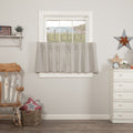 Vhc Brands Hatteras Americana Kitchen Rod Pocket Blue Cotton Ticking Stripe Seersucker Curtain Tier Pair
