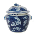 Blue And White Porcelain Plum Petal Rice Jar
