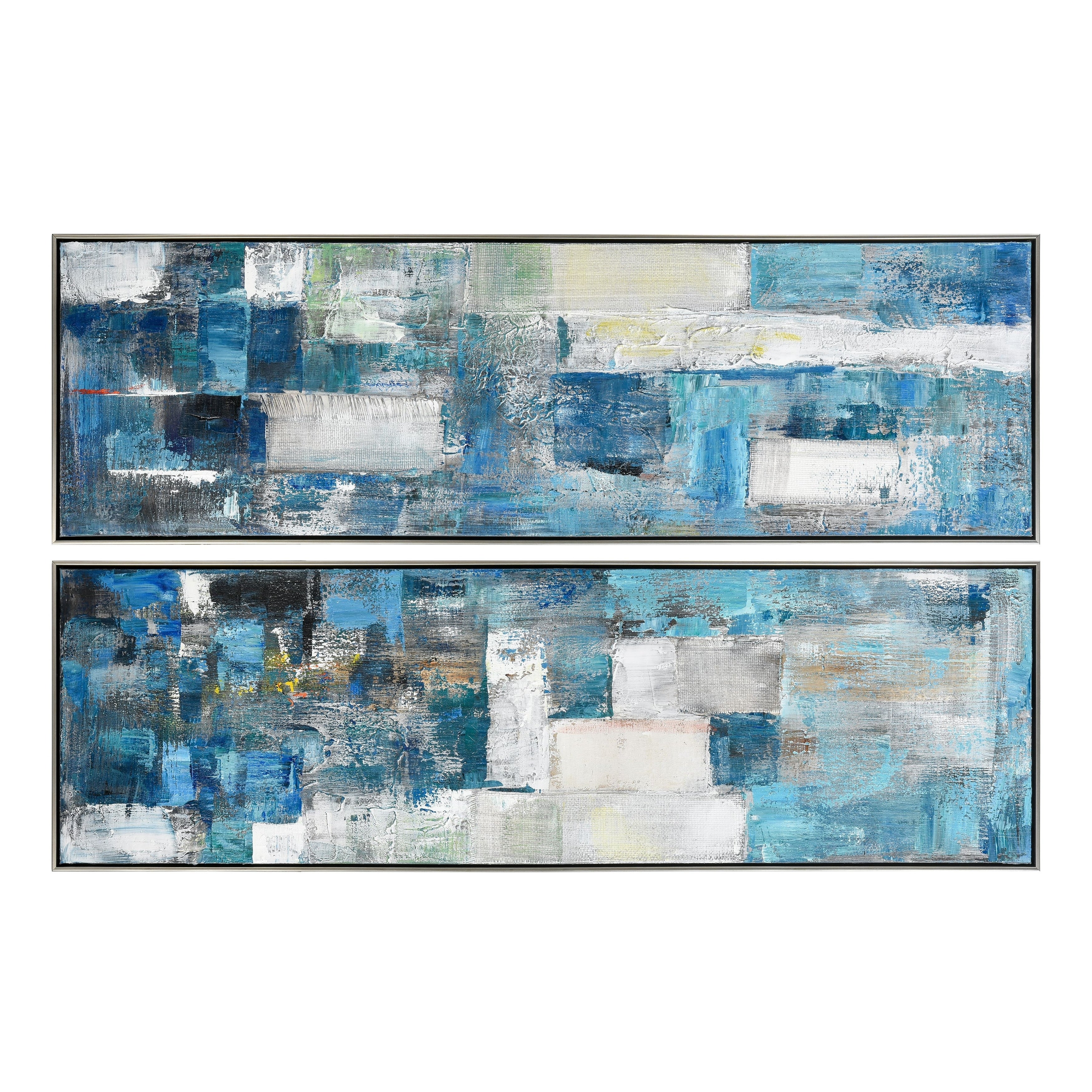 Blue Apparent Wall Art Set Of 2