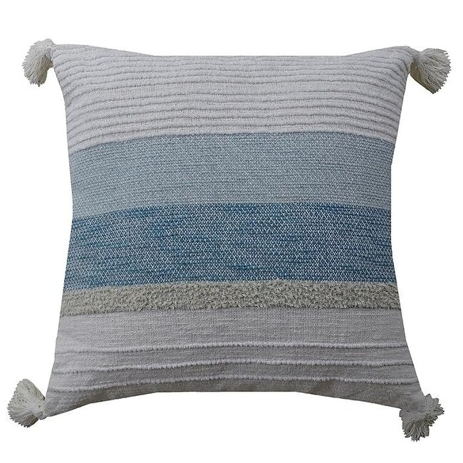 Blue Breeze Throw Pillow 22 X22 Handloom