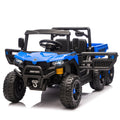 Blue Childrens Electric Dump Truck With Parent Remote Ride On Car 24V Kids Ride On Dump Truck With Remote