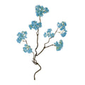 Blue Floral Twig Stem Set Of 4