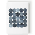Blue Grey Density I Gallery Wrapped Canvas