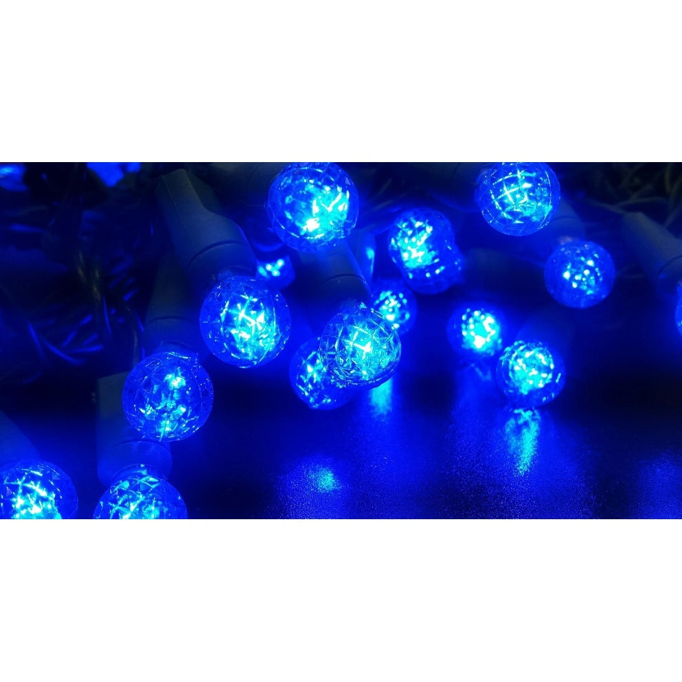 Blue Led Light String Set Of 70 Lights G12