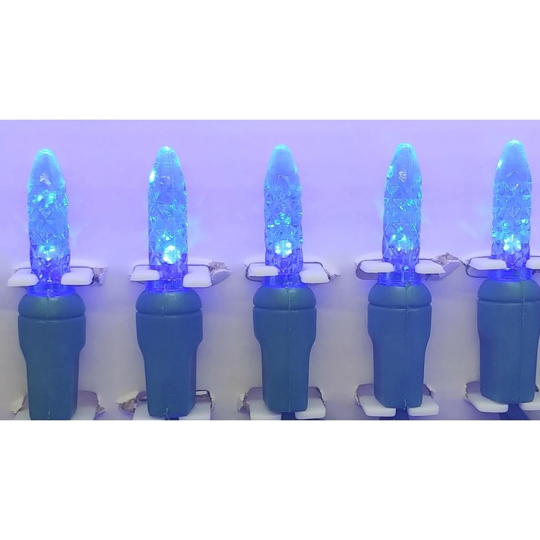Blue Led Light String Set Of 70 Lights Mini M5