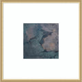 Blue Landscape By Marilina Marchica Wood Framed Wall Art Print