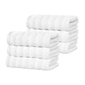 Blue Nile Mills Cotton Medium Weight Absorbent Hand Towels Set Of 6