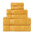 Blue Nile Mills Cotton Medium Weight Soft Absorbent 8 Piece Towel Set