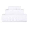 Blue Nile Mills Cotton Medium Weight Solid Waffle Textured 3 Piece Towel Set