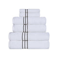 Blue Nile Mills Hotel Turkish Cotton 6 Pc Towel Set Ultra Plush Luxury Weight