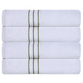 Blue Nile Mills Turkish Cotton Bath Towel Set Of 4 Ultra Plush Luxury Weight