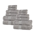 Blue Nile Mills Oregon Organic Cotton Medium Weight Solid 12 Pc Towel Set