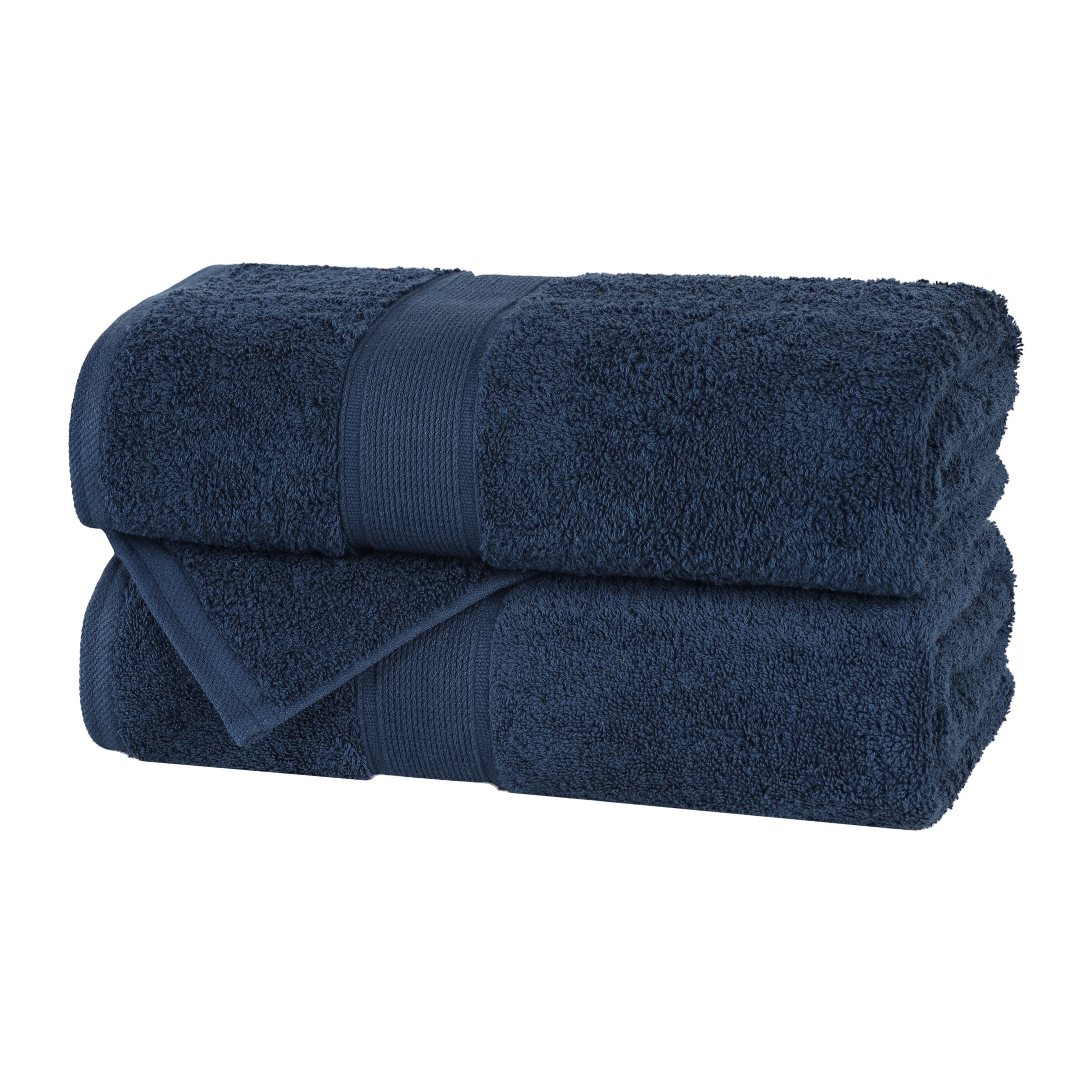 Blue Nile Mills Organic Cotton Medium Weight Solid Bath Sheet Set Of 2