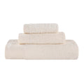 Blue Nile Mills Rayon From Bamboo Eco Friendly Fluffy Soft Modern Solid 3 Piece Towel Set