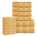 Blue Nile Mills Zero Twist Cotton 12 Piece Assorted Towel Set