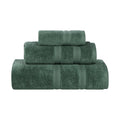 Blue Nile Mills Zero Twist Cotton 3 Piece Assorted Towel Set