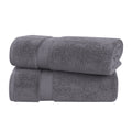Blue Nile Mills Cotton Solid Super Soft Absorbent Bath Sheet Set Of 2