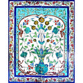 Blue Turquoise Pot 20 Tile Ceramic Wall Mural Art